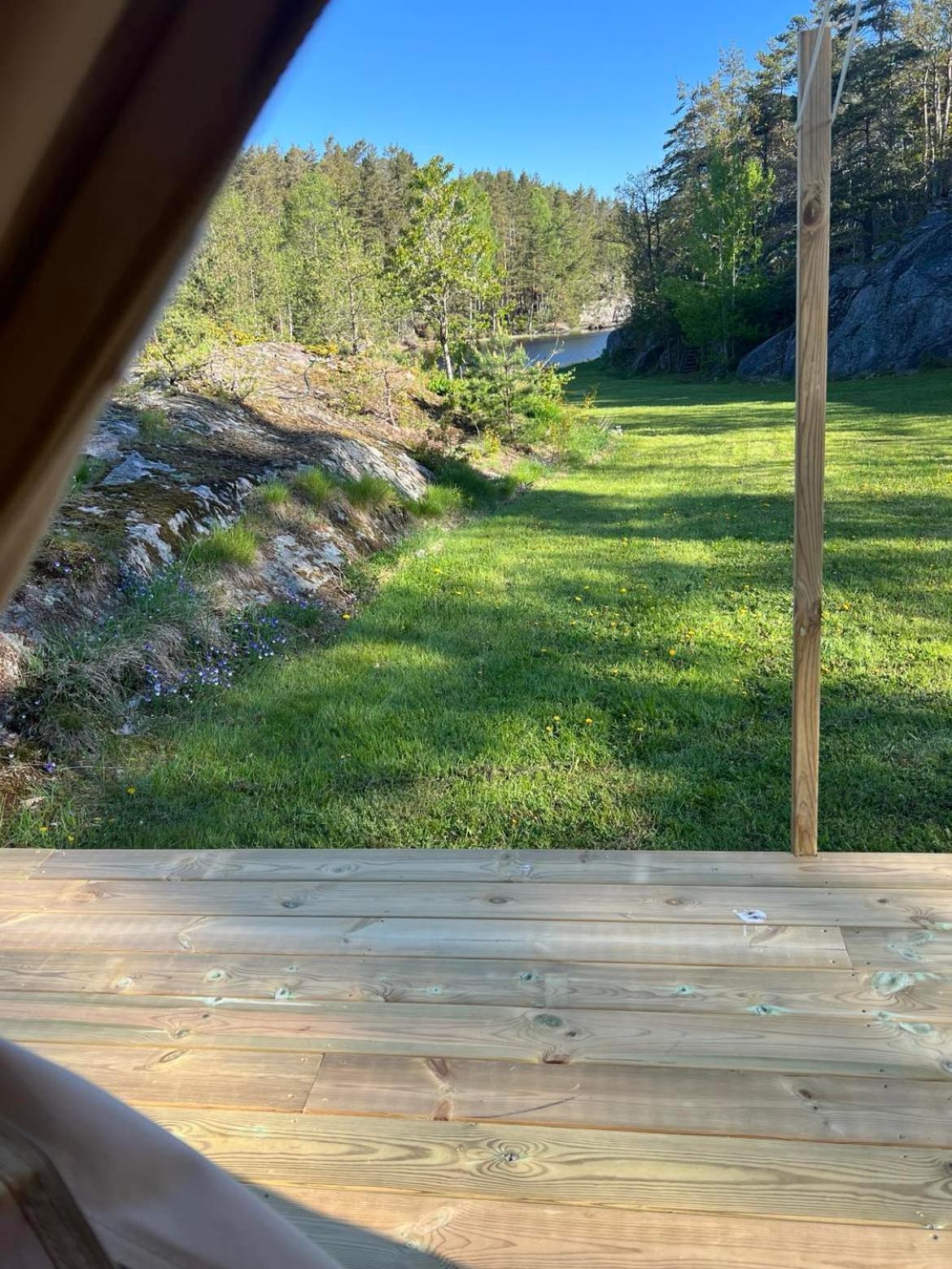 Hommen Gard Glamping Hotel Risør Kültér fotó